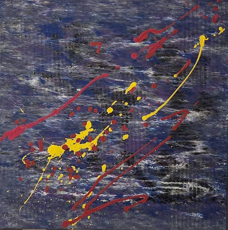 Dipinti: Abstraktes Kunst Gemälde, Acryl auf Leinwand – Nuovo (secondo la descrizione) da Winterthur venduto da sackgasse01