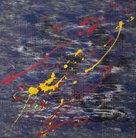 Abstraktes Kunst Gemälde, Acryl auf Leinwand