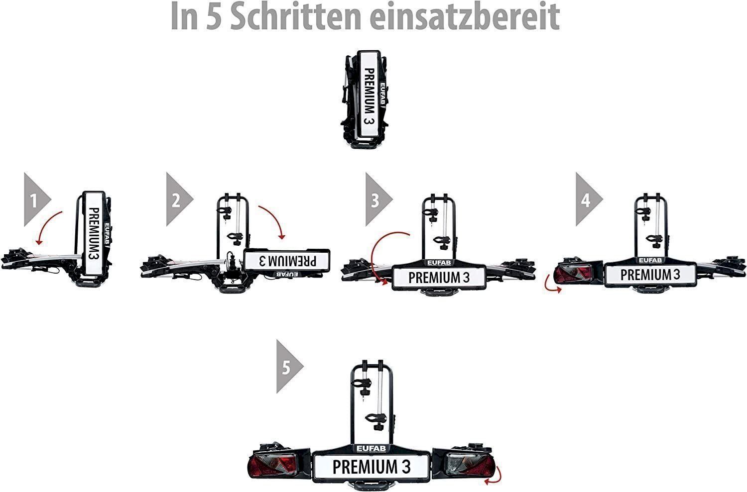 Poutres: Fahrradträger EUFAB Premium III – Neuf avec emballage d'origine à Bottighofen par zaap 4