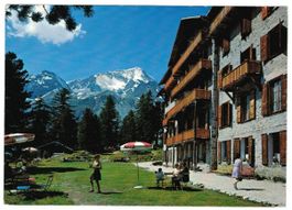 AK Grand Hôtel et Kurhaus Arolla VS gelaufen nach Regensberg