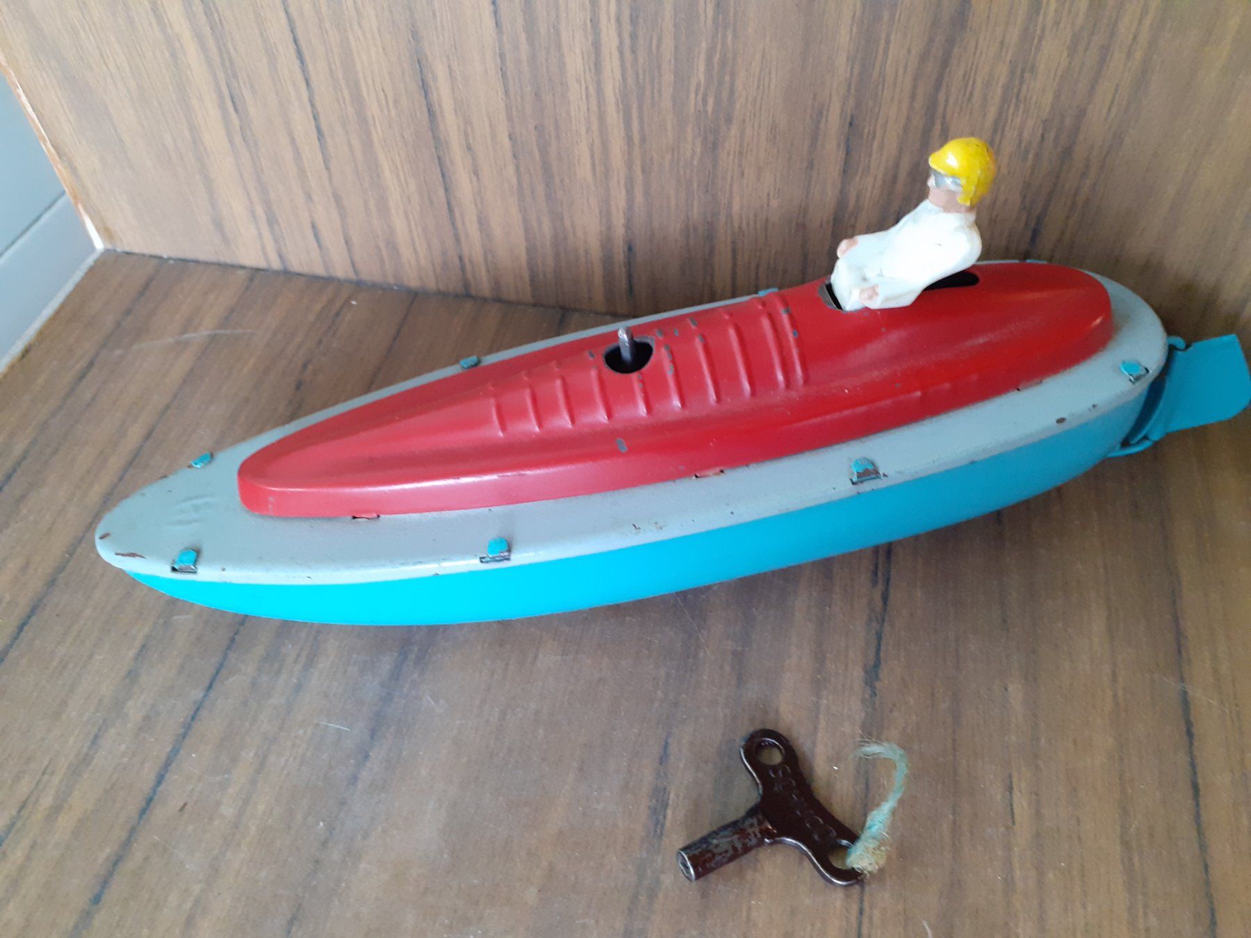 Giocattoli: Boot Motorboot Blechspielzeug antik – Usato da Mörschwil venduto da antiksalon