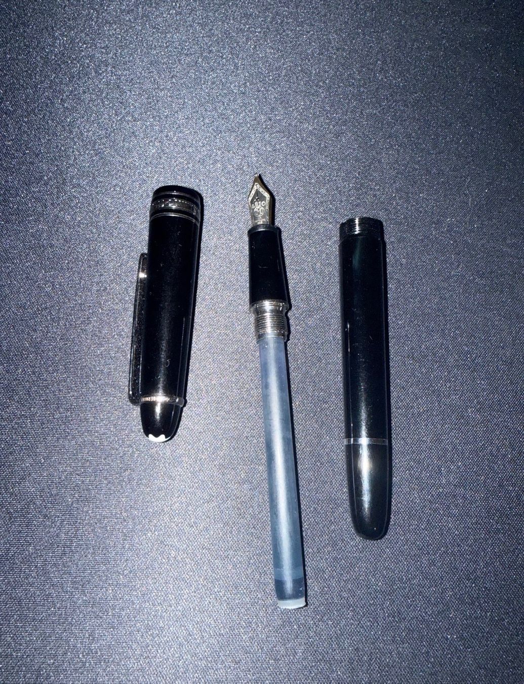 Montblanc Penna & Evidenziatori: Penna Montblanc stilografica argento – Usato da Pedrinate venduto da SouthernMerchant 2