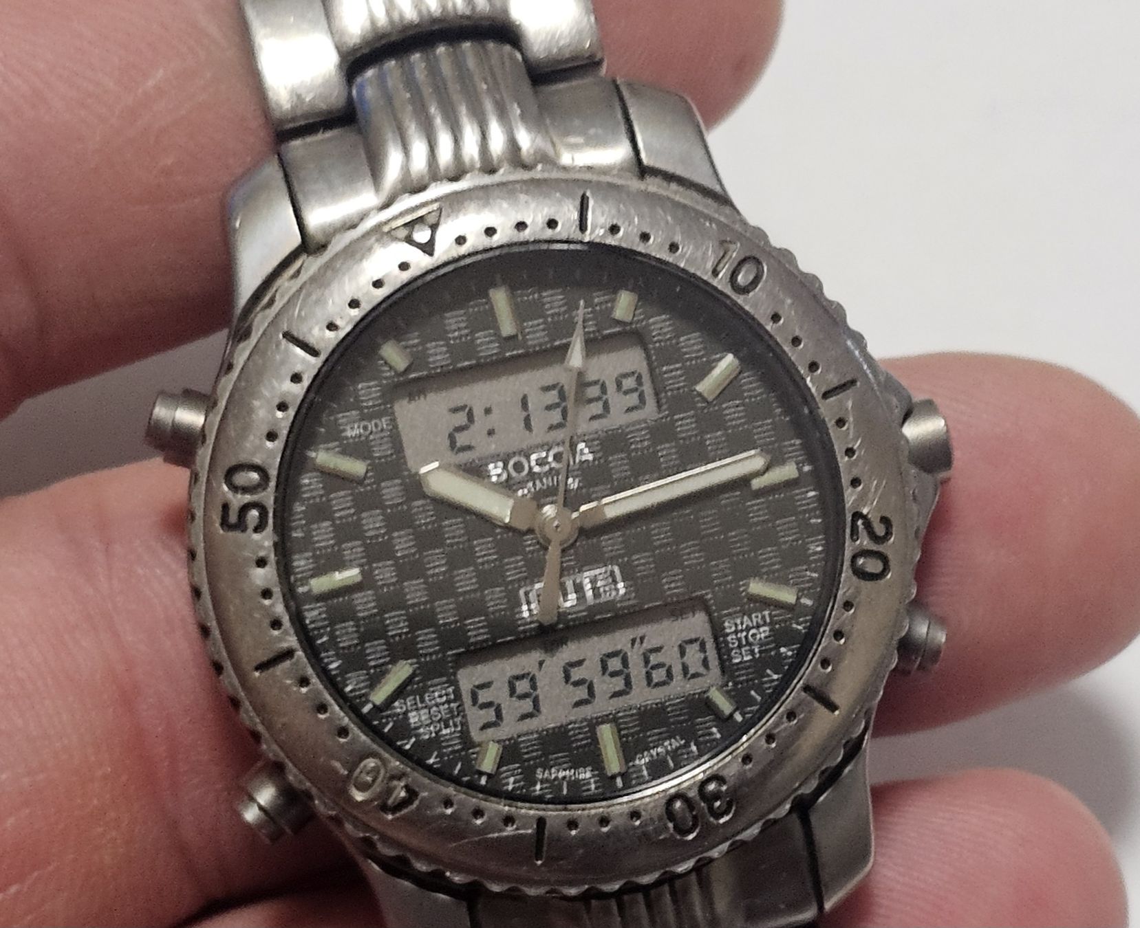 Orologi:  Boccia Titanium chronographe analogique/numérique  – Usato da Genève venduto da Fresko01 6