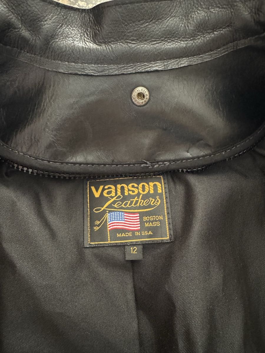 Vanson Leathers Giacche: Vanson leathers biker boxy leather jacket size S-M – Usato da Zürich venduto da gva_r9gs 3