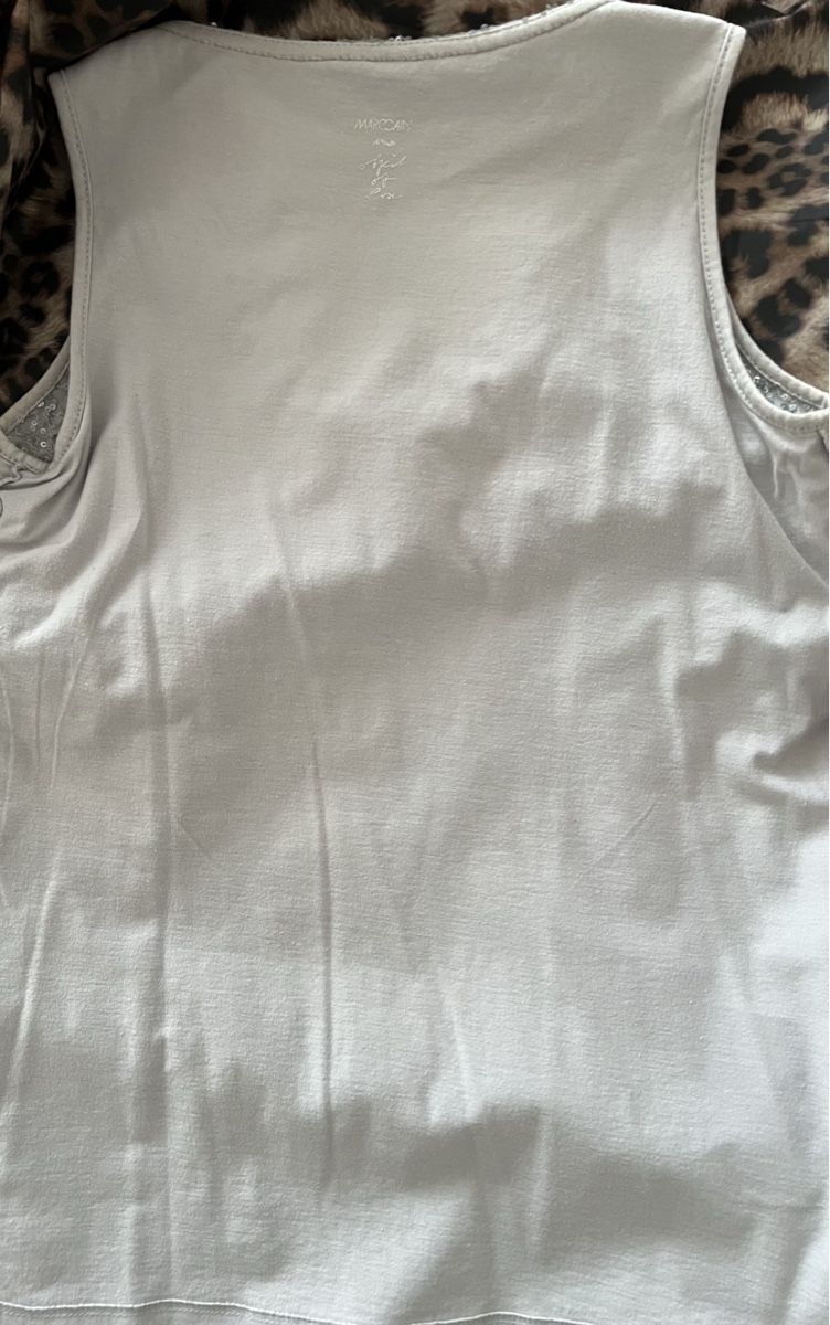 Marc Cain Tops: Marc Cain Pailletten Top, silber, 3/38 – Gebraucht aus Bergdietikon von pinkerton13 6