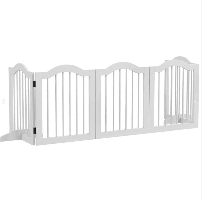 Gabbie, trasporto & Sicurezza: B-Ware Hunde-Absperrgitter Weiß – Nuovo (secondo la descrizione) da Salmsach venduto da jamb-all-you-need