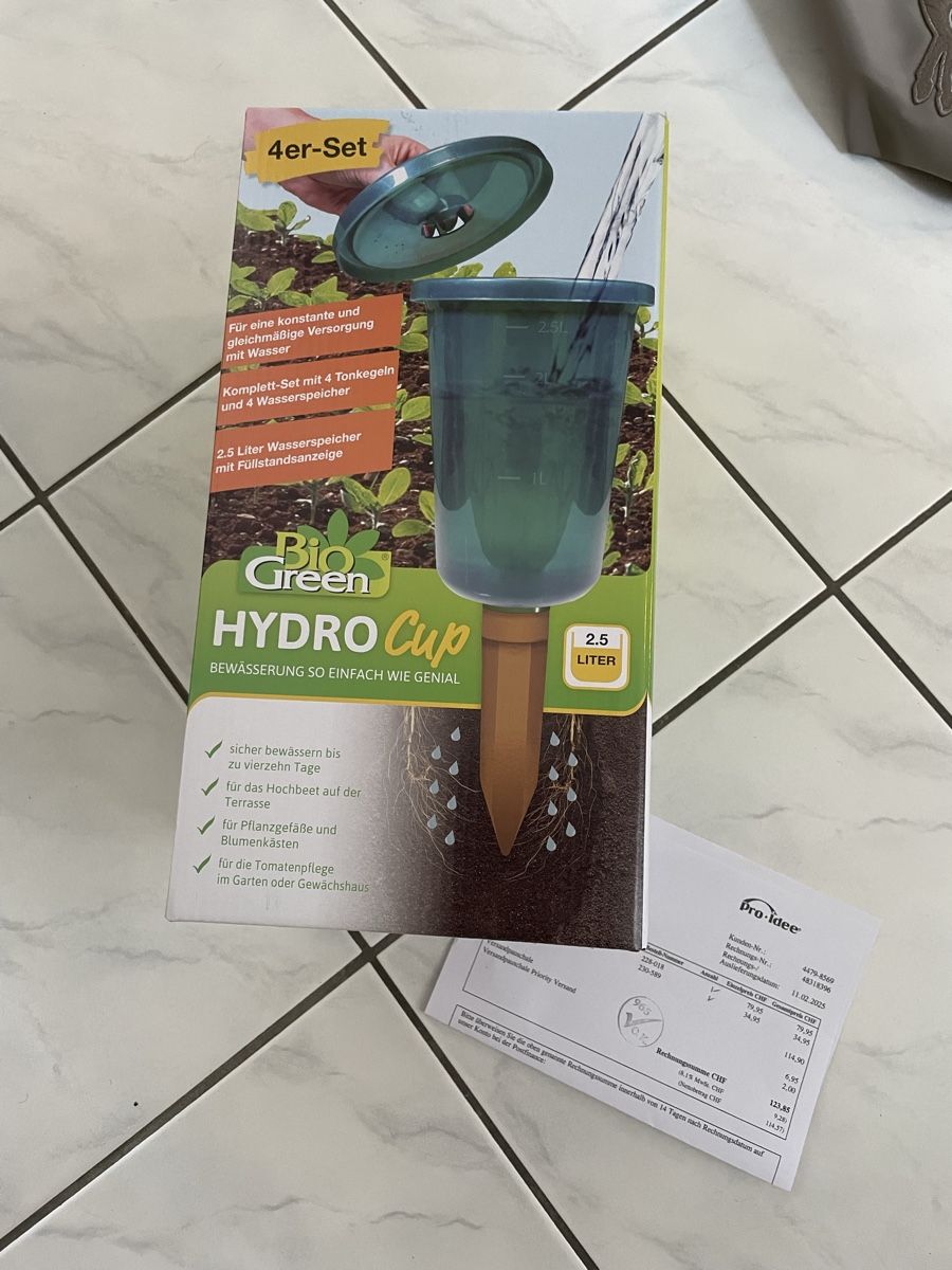 Vasi per fiori: Bio Green Hydro Cup  Bewässerungssystem – Nuovo e nell'imballaggio originale da Menziken venduto da FS-Creativity