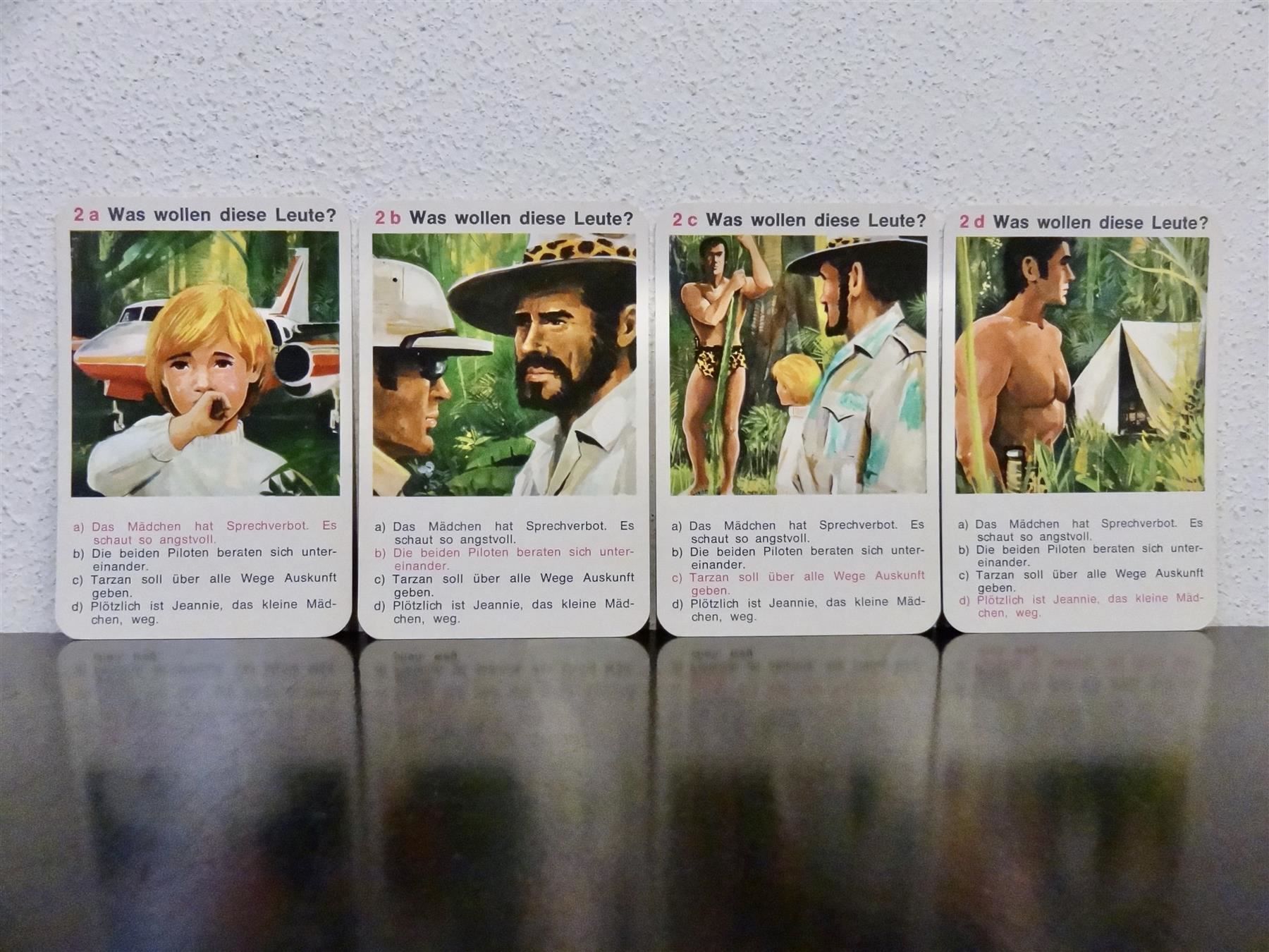 Giochi: schönes altes Quartett TARZAN 1970 – Usato da Kerzers venduto da wisaundso 3
