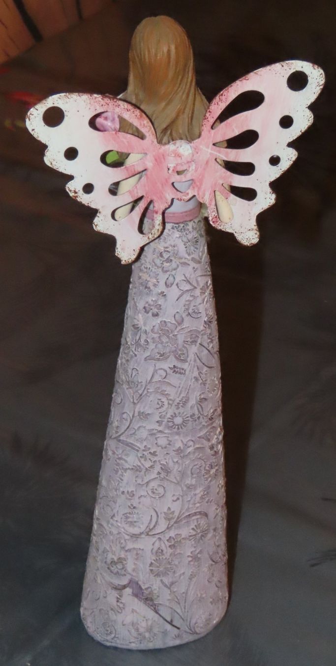 Statuette: Lot de 2 Fées ou Anges de printemps avec fleur – Usato da Troistorrents venduto da Marion70 3
