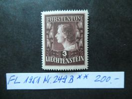 FL 1951 Nr. 249B postfrisch