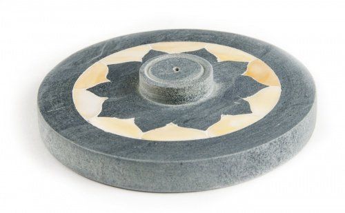 Candele: Räucherstäbchenhalter - Lotus – Nuovo e nell'imballaggio originale da Mauren venduto da Yeelen