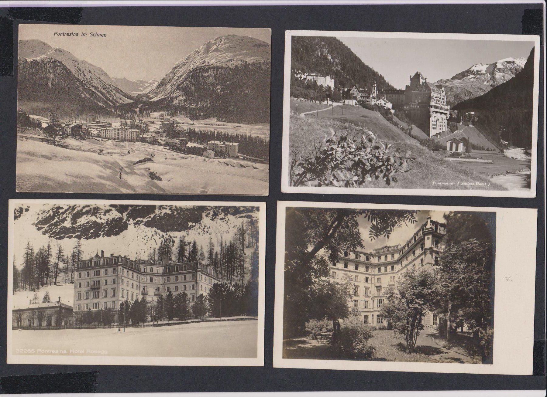 Cartoline postali: Pontresina   :   Sammlung von über 40  alten Ansichtskarten – Usato da Vitznau venduto da Ropaku 7