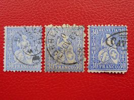 NUANCEN SITZENDE: 41a +41b +41c, 3 Marken, attraktives TRIO!