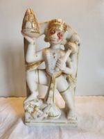 Indische Hanuman Steinfigur Marmor handgeschnitzt 24 cm
