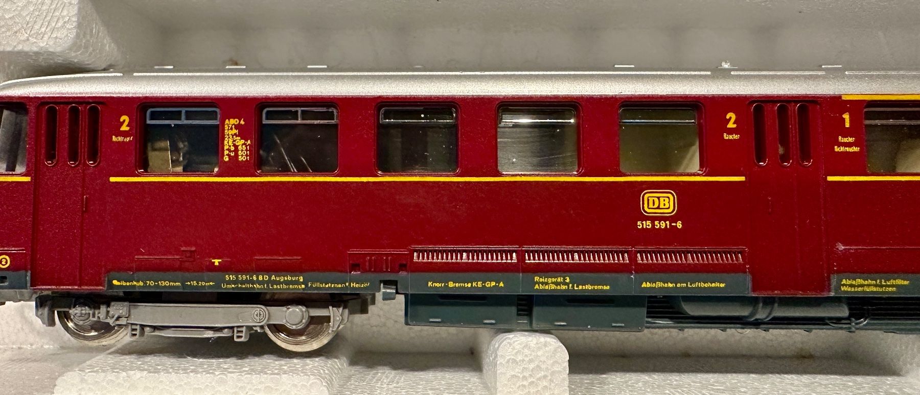 Lima Modellini di ferrovie: Lima 208037 LG Triebwagen DB H0 rot – Nuovo e nell'imballaggio originale da Burgdorf venduto da Gedora 5