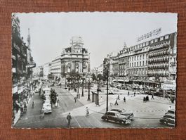 1954, Postkarte von Brüssel nach Winterthur