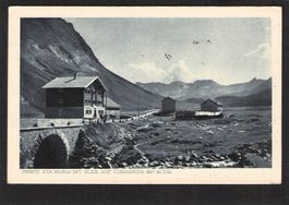 #Hospiz Sta. Maria m. Blick auf Lukmanier , gel. 1922