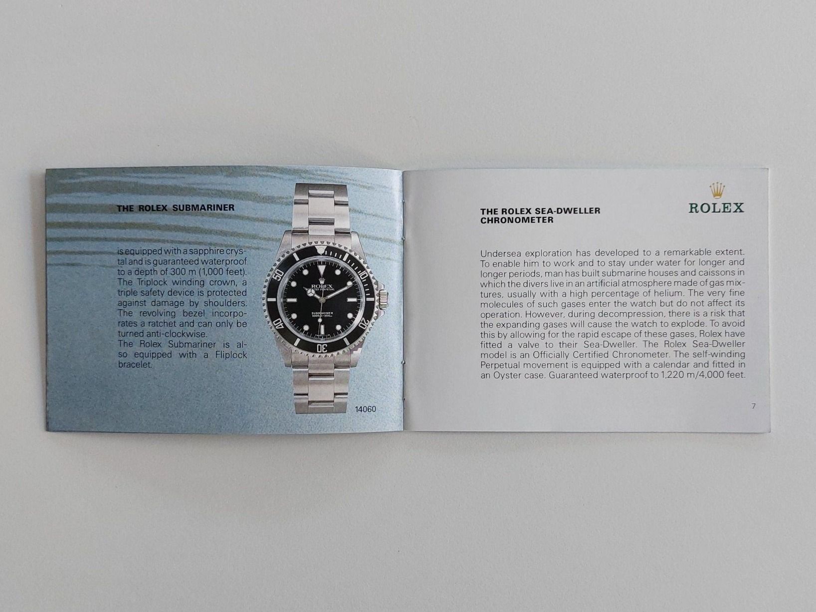 Rolex Orologi: Rolex Booklet 1997 Submariner ENG VINTAGE – Usato da St. Gallen venduto da shatcy 2