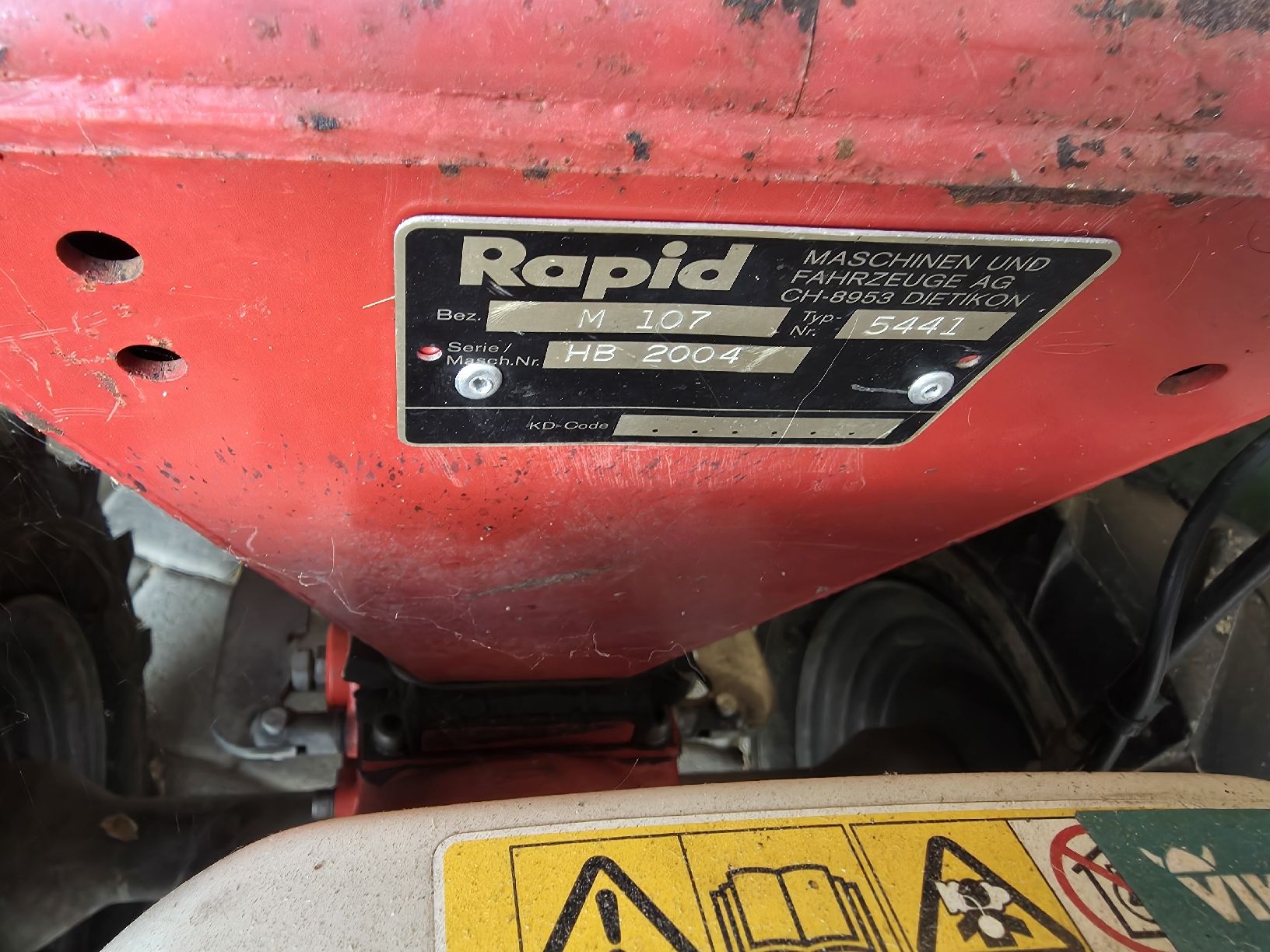 Rapid Alle Maschinen: Rapid Motormäher Typ 107 – Gebraucht aus Engwilen von pet_s8vg 3