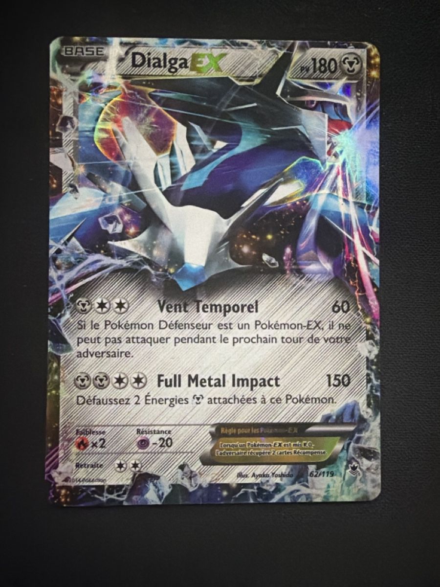 Karten: Pokémon FR Dialga EX 62 – Neu (gemäss Beschreibung) aus Onex von Shop2Rayan