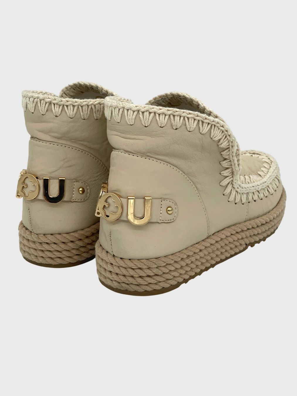 Mou Chaussures femmes: Mou Boots Mou Eskimo Ankle Boot EU 38 Beige – D'occasion à Zürich par shoe_shop 3