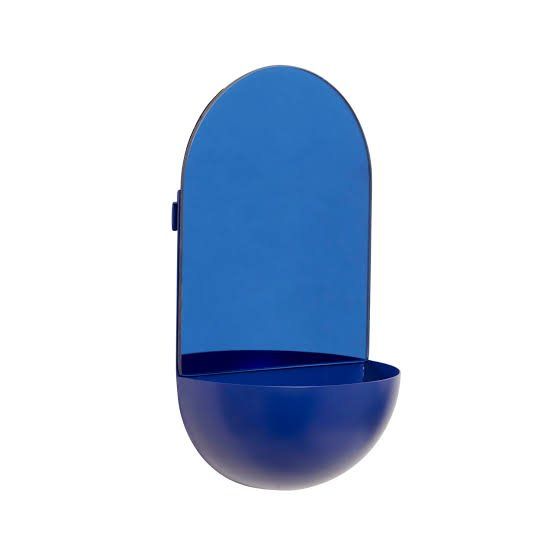 Spiegel: Hübsch Wand Spiegel Blue Arc – Neu und originalverpackt aus Rotkreuz von CRLNSC