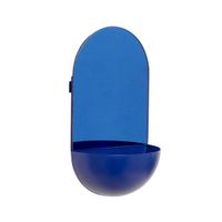 Hübsch Wand Spiegel Blue Arc
