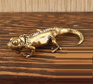 Statuette: Iguana Lizard aus Messing – Nuovo (secondo la descrizione) da Uerkheim venduto da Kaufoption 3