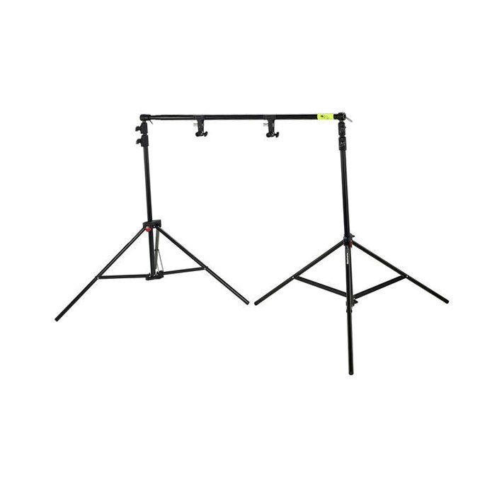 Manfrotto Wandhalterungen: Manfrotto 1314B Hintergrund-Kit, 2 Stative + Querstange – Neu (gemäss Beschreibung) aus Zürich von bus_xy27 8
