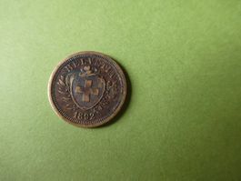 Schweiz 1892, 1 Rappen