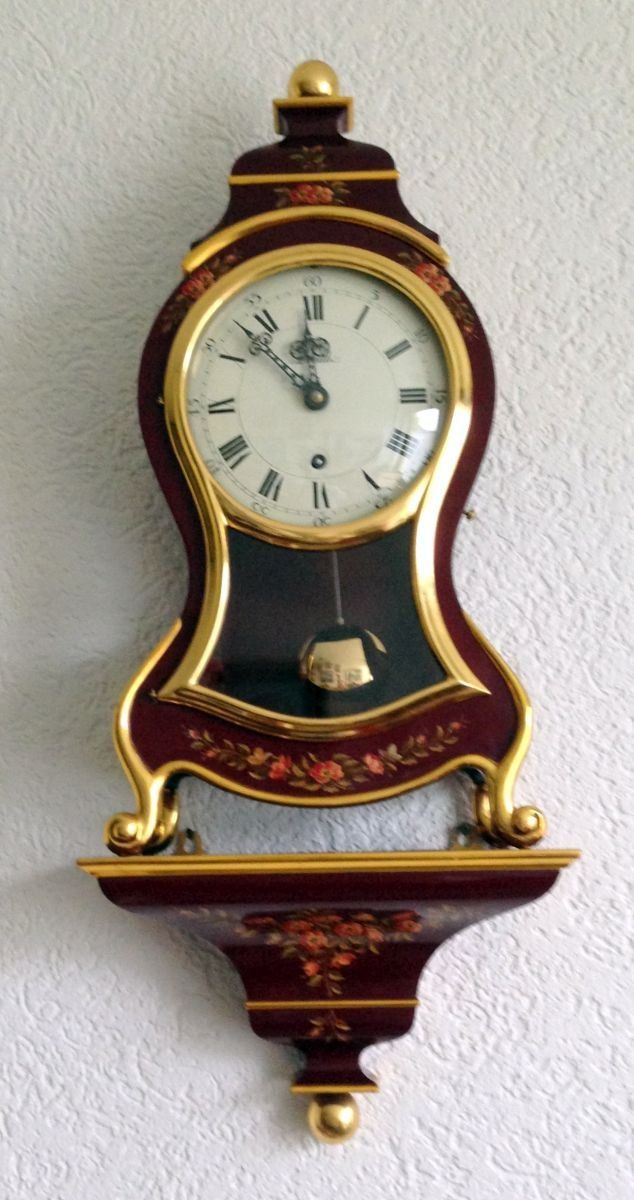 Zenith Orologi da terra & Orologi da parete: Antike ZENIT  Pendeluhr Handbemalt – Usato da Eschenbach venduto da Alicekunst 2