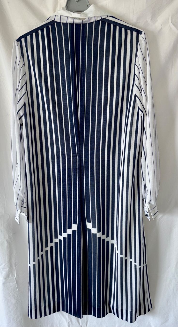 Vestiti: Blusenkleid blau-weiss gestreift,  "Jersey mit der Krone" – Usato da Oberrieden venduto da pet_n2c2 1