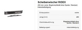 Heckscheibenwischerblatt ABAKUS FIAT Punto II Schraegheck 18