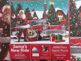 Weihnachts-Puzzle "Santa's New Ride" - 1000 Teile!