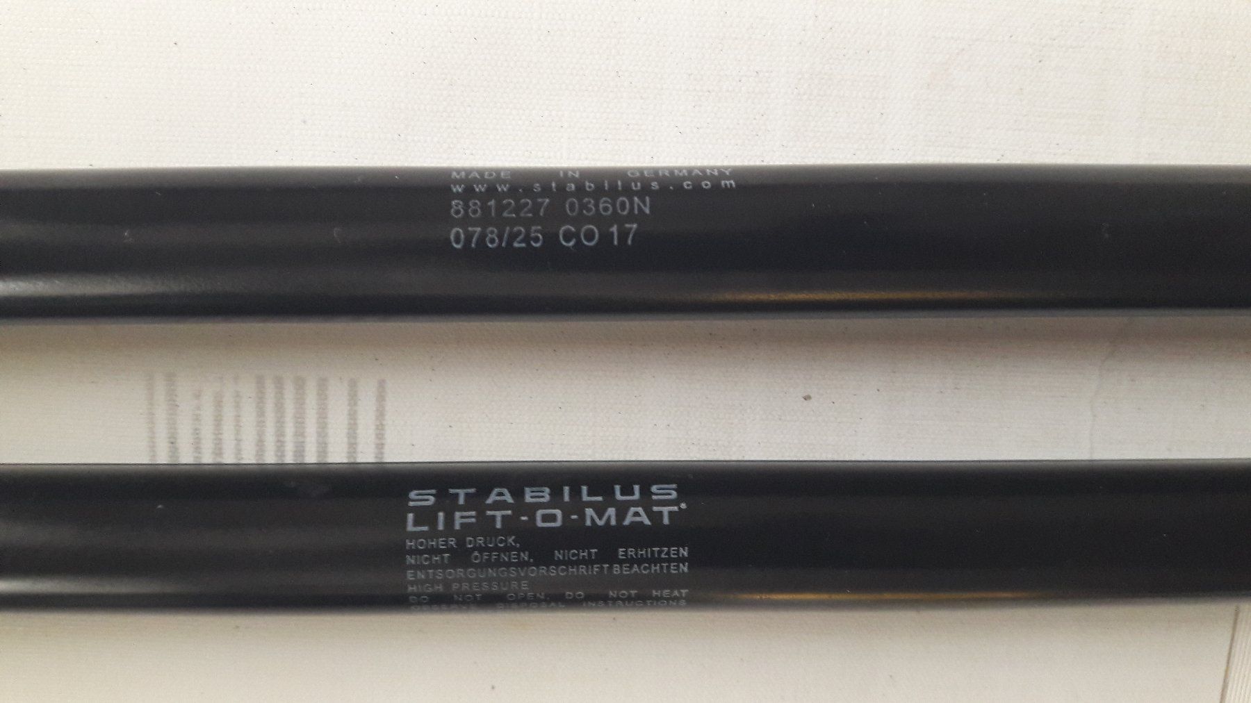 Sanitari: Stabilus 881227 x2 – Usato da Laufen venduto da Mann455 1