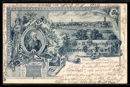 Litho Ganzsache PP15 C37 /01: Fürth, IX