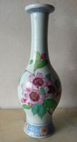 China Porzellan-Vase, blauer Doppelkreis, H = 25 cm