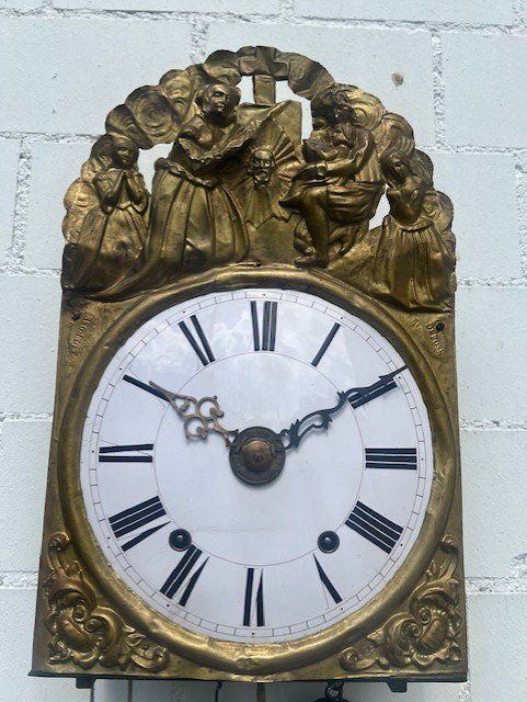 Montres: Schöne Comtoise mit Wecker, restauriert, 1860 – D'occasion à schaffhausen par eibam 1