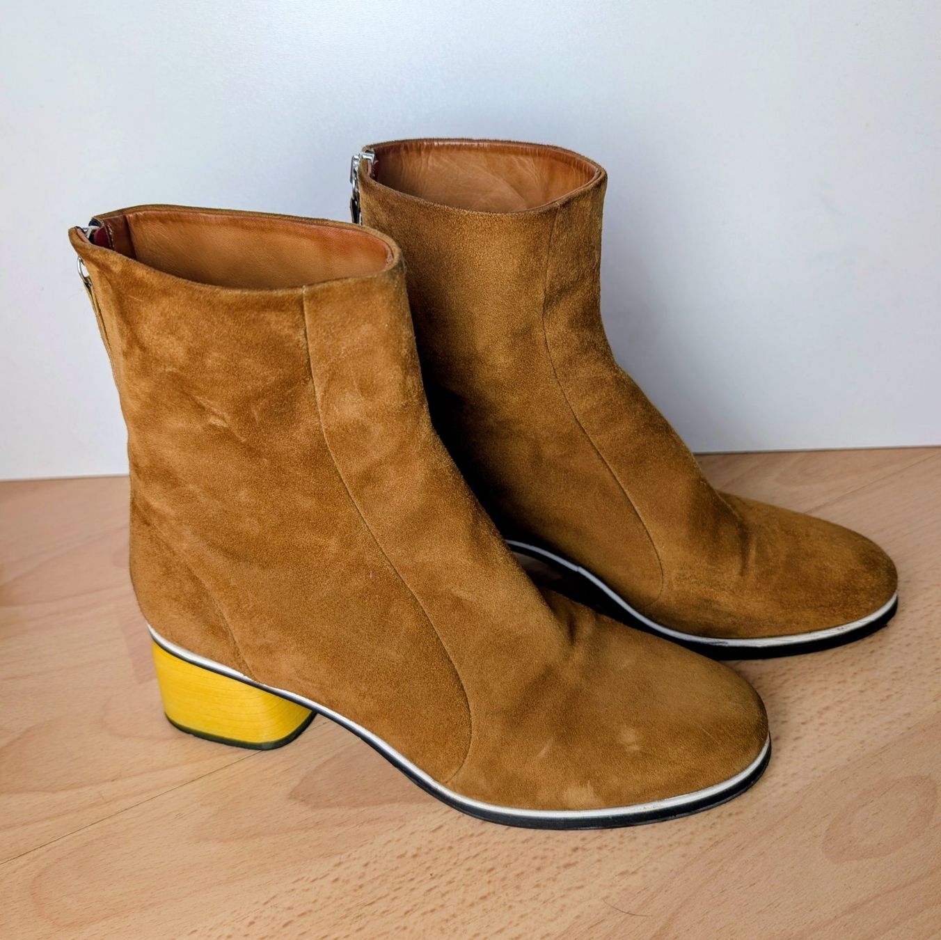 Scarpe da donna: Schuh Stiefelette Halmanera, Leder, Grösse 38.5 – Usato da Flumenthal venduto da frfi