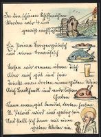 sign. Anton Suchomel: Wassermühle und E