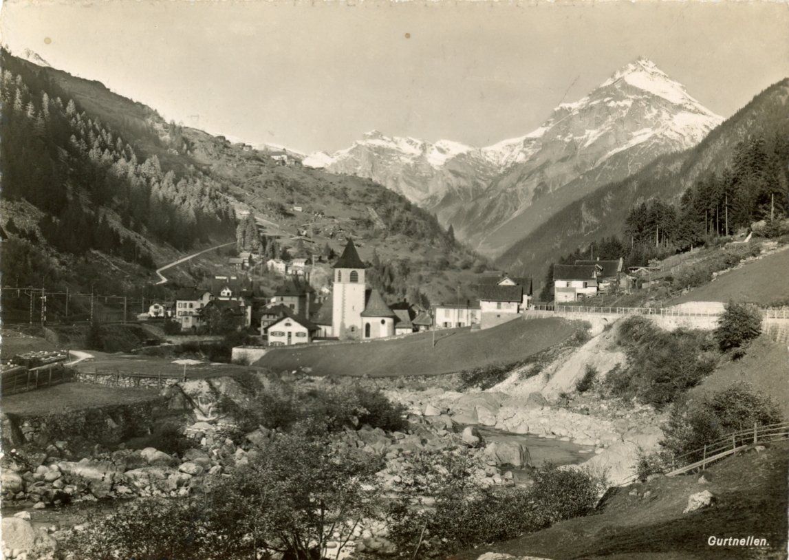 Ansichtskarten: Gurtnellen   UR         ca. 1943 – Gebraucht aus Brig von Valcards54