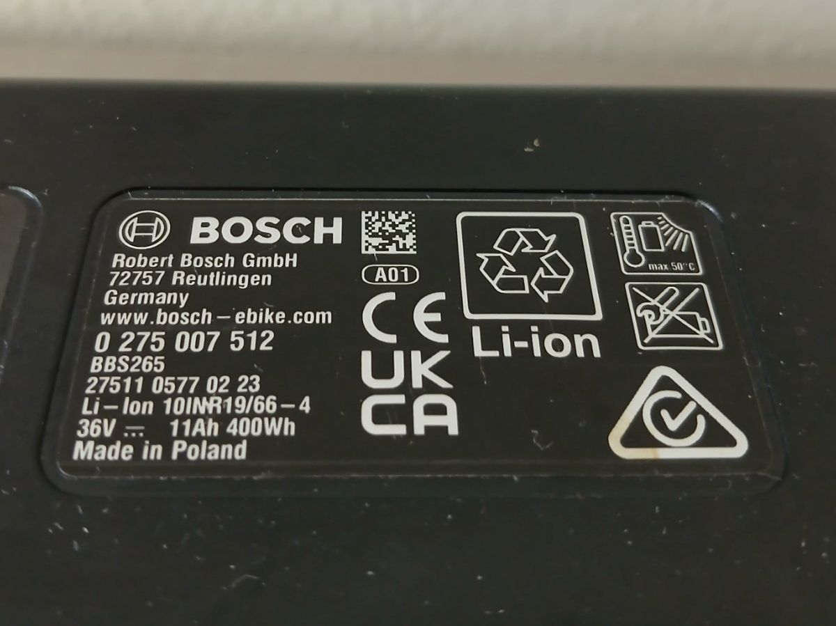 Bosch Batterie: Bosch Powerpack 400 mit 492Wh - inklusive Messbericht – Usato da Winterthur venduto da .-thx-. 9