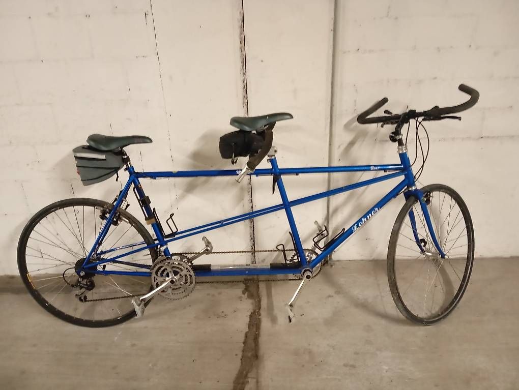 Biciclette: Lehner Tandem Velo, blau, Top Zustand – Usato da Basel venduto da Petergunn