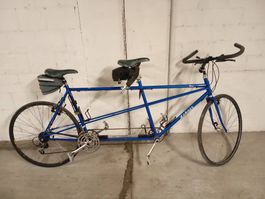 Lehner Tandem Velo, blau, Top Zustand