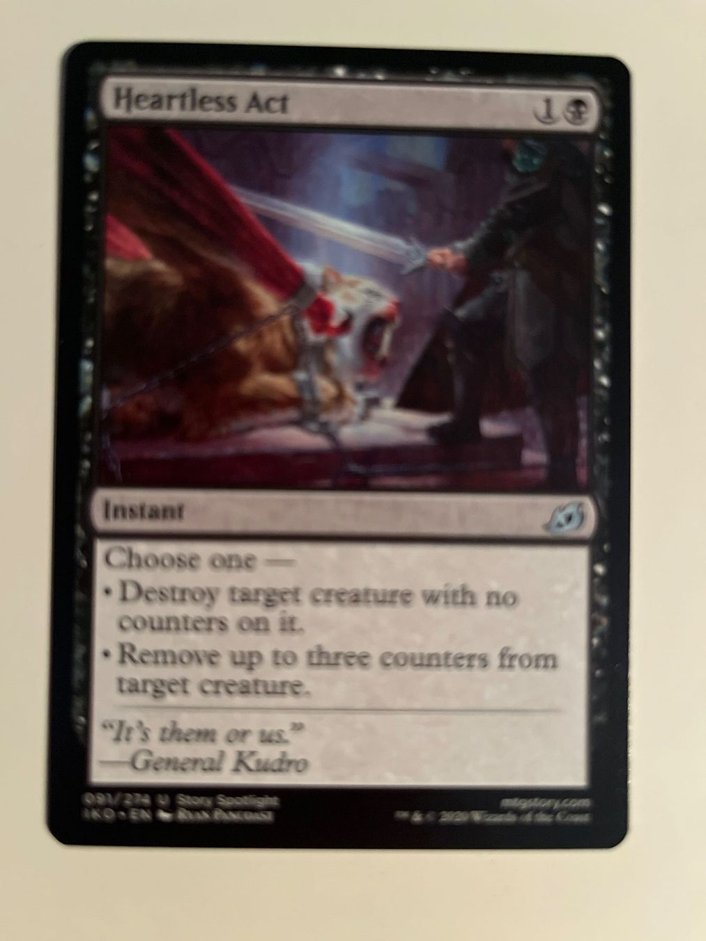 Magic The Gathering Carte collezionabili: 1 x Heartless Act - Magic: The Gathering - MtG – Usato da Kriens venduto da Shadi1980