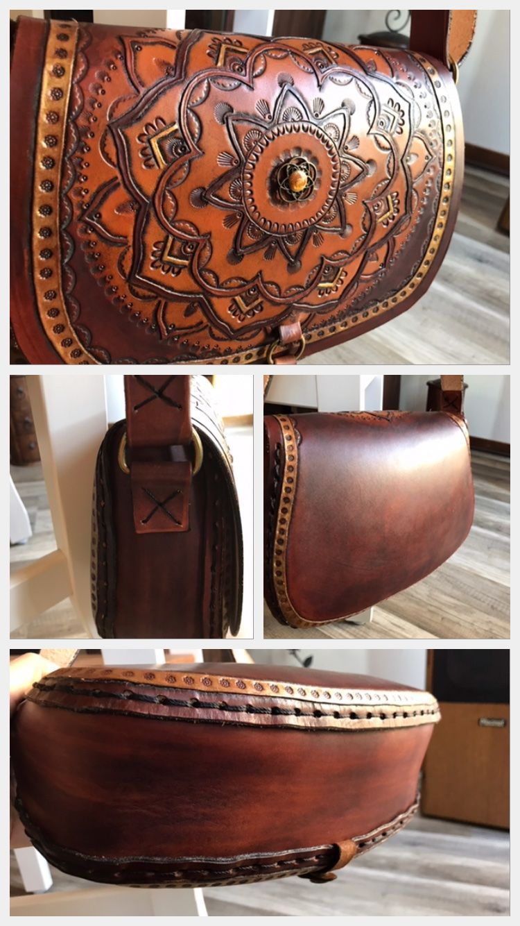 Borse: Leder Umhängetasche Handtasche – Nuovo (secondo la descrizione) da Innerthal venduto da System_of_a_down 2