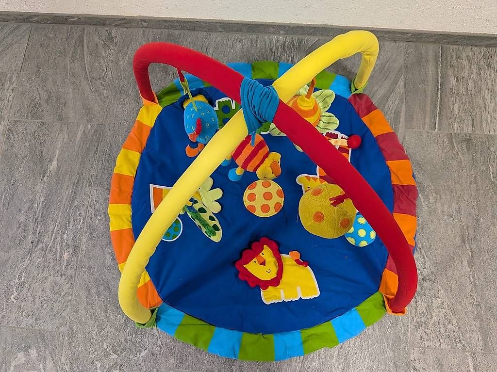 Tappeto da gioco: SOLINI Spielbogen Zootiere mit Erlebnisdecke – Usato da Oberarth venduto da mar_v5zm 1
