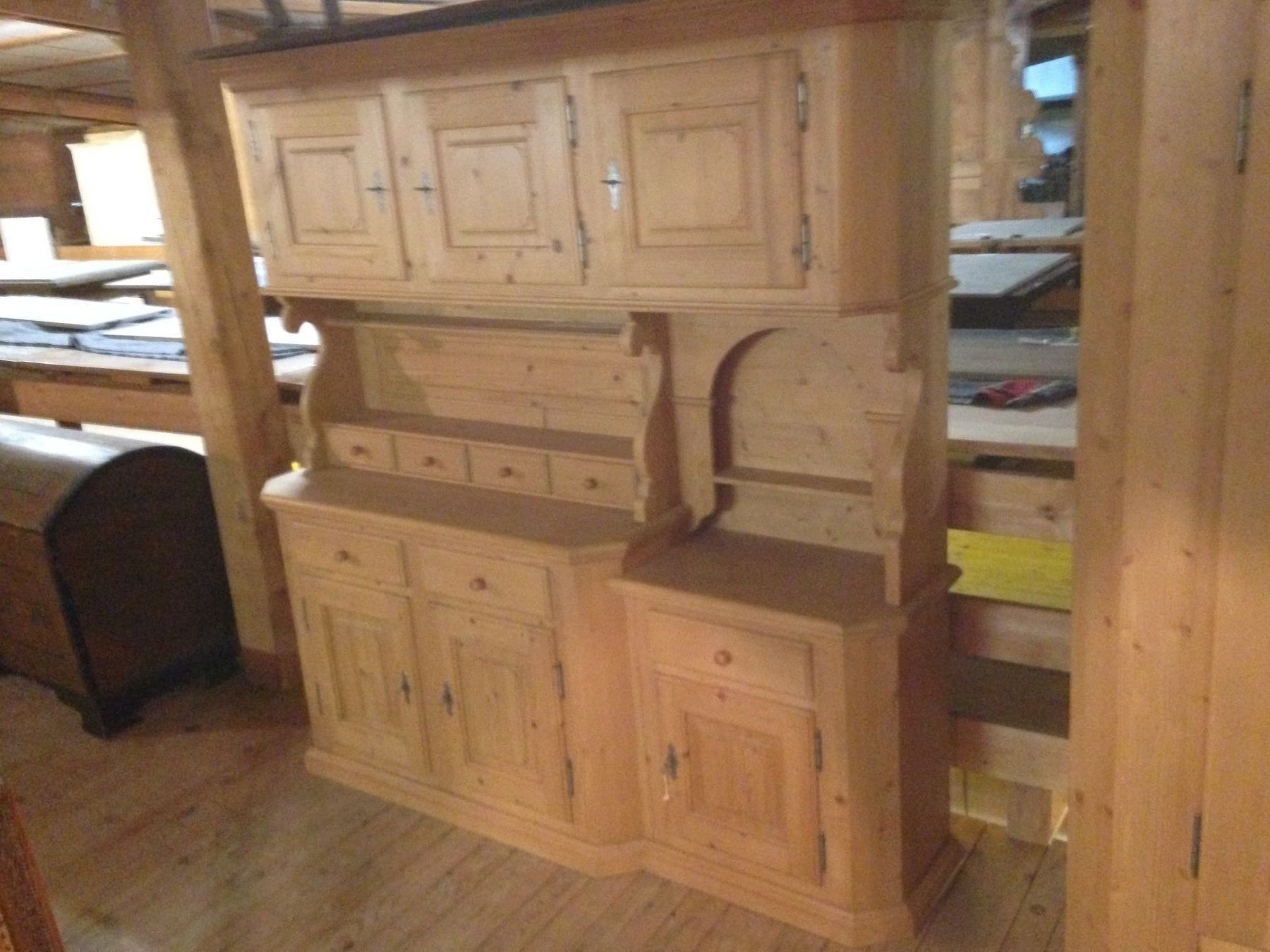 Credenze: Biedermeier Buffet 3 teil.Tanne gewachst – Usato da Koblenz venduto da Rbaldinger54