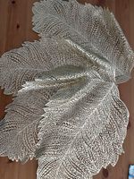 Gold Tischset Blatt - Neu