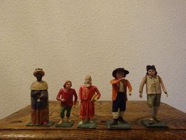 Antike Krippe Krippenfiguren
